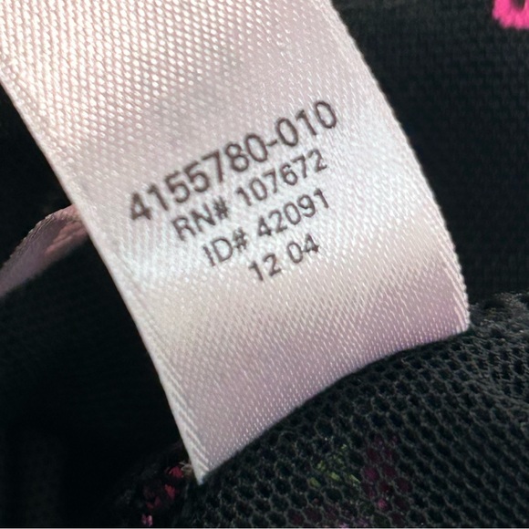 Y2K Victoria’s Secret Black Sheer Mesh Butterfly Embroidered Cami size Small - Picture 13 of 13